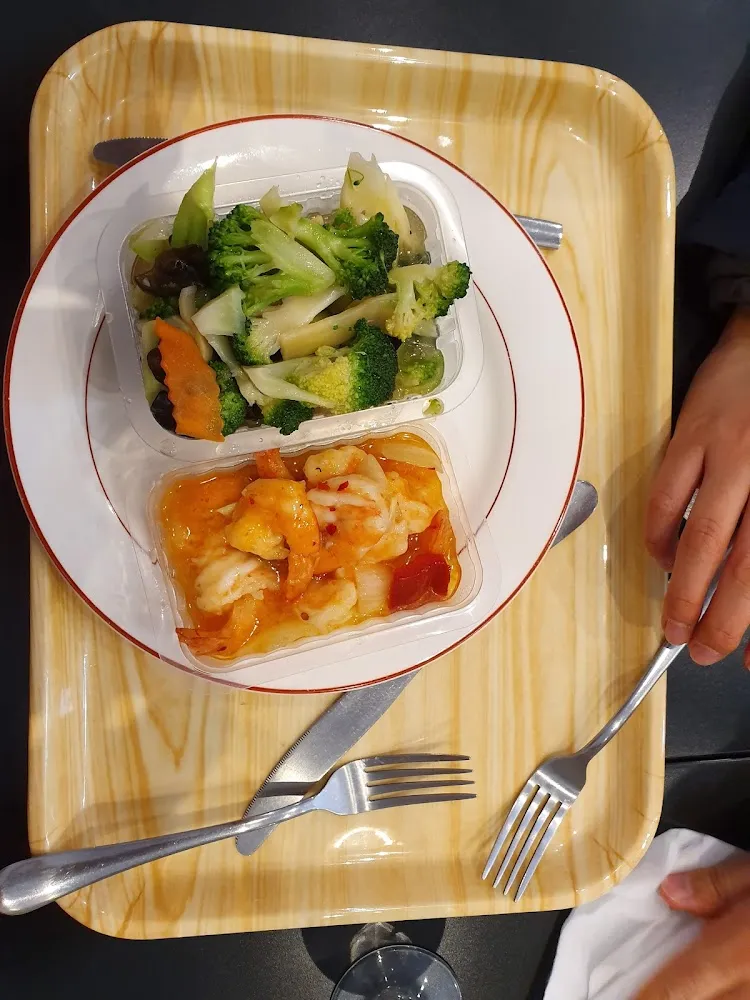 스위트칠리 새우 브로콜리